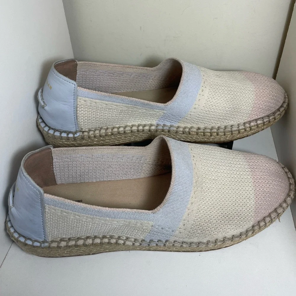 Cole Haan Cloudfeel Stitchlite Espadrille Tricolor Womens Size 10.5